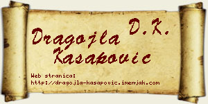 Dragojla Kasapović vizit kartica